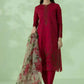 3 PIECE-EMBROIDERED LAWN SUIT-BG562