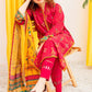 3 PIECE-EMBROIDERED LAWN SUIT-BG558