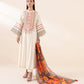 3 PC EMBROIDERED LAWN - BG762