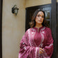Maroon schiffli DHANAK - BG602