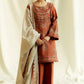 3 PC EMBROIDERED LAWN - BG594