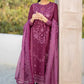 3 PC EMBROIDERED LAWN - BG599